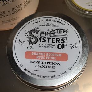 Spinster Sister Soy lotion candle